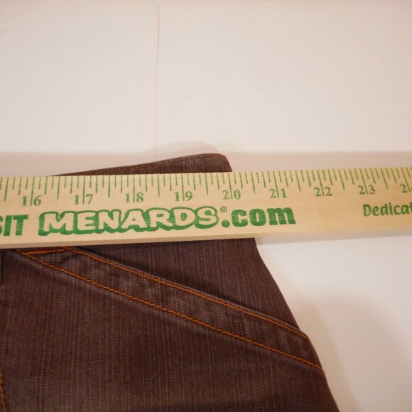 Venezia Womens size 20 Skirt Vintage NWT Brown Denim Western Cowgirl Knee-length - Picture 5 of 9